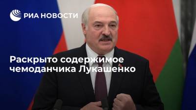 Пресс-секретарь президента Белоруссии Лукашенко Эйсмонт раскрыла содержимое его дипломата