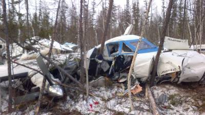 В Иркутской области разбился лёгкий двухмоторный самолёт L-410