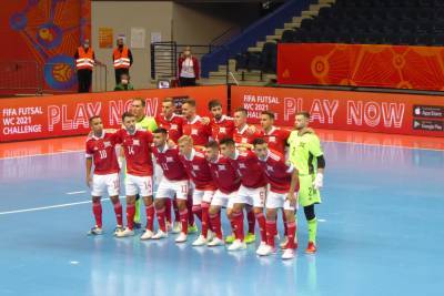 Сборная России по футзалу начала с разгрома сборной Египта