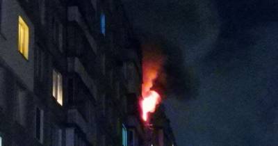 «Побежал через огонь спасти кота»: в Калининграде в девятиэтажке произошёл пожар (фото)