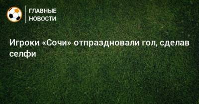 Кристиан Нобоа - Франческо Тотти - Игроки «Сочи» отпраздновали гол, сделав селфи - bombardir.ru - Сочи - Уфа - Twitter