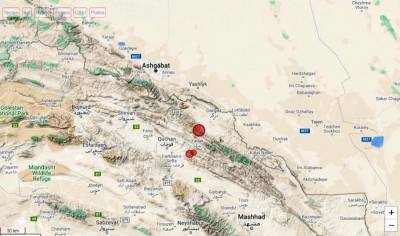 В Ашхабаде почувствовали землетрясение на севере Ирана
