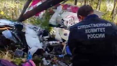 Второй бортовой самописец найден на месте крушения самолета под Иркутском