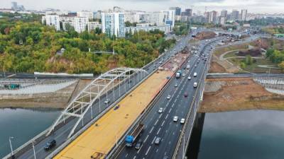 Радий Хабиров сообщил о завершении монтажа пролетного строения нового Бельского моста