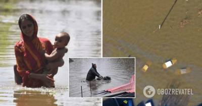 Наводнения в Пакистане - в результате проливных дождей и оползней погибли 17 человек, фото