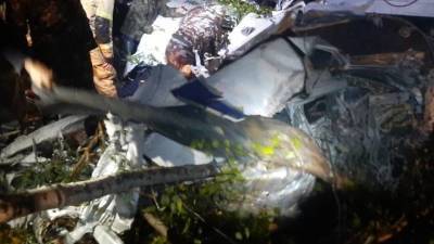 Второй черный ящик нашли на месте крушения самолета в Иркутской области