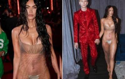 Меган Фокс в "голом" платье и Колсон Бэйкер стали самой обсуждаемой парой на MTV Video Music Awards 2021