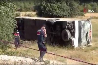 Генконсульство уточнило информацию о россиянах в разбившемся в Турции автобусе