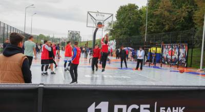 ПСБ открыл первый в Чувашской Республике Центр уличного баскетбола международного класса