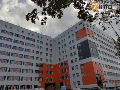 Новое здание онкодиспансера в Рязани строят с опережением графика