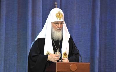 Патриарх Кирилл заявил об огромной роли "Газпрома" в духовном возрождении России