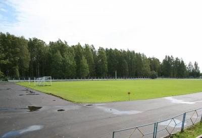 В городе Сафоново Смоленской области ремонтируют стадион