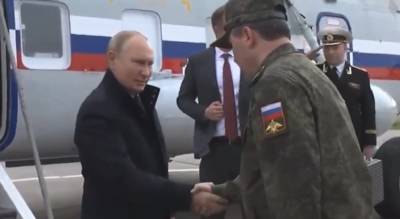Владимир Путин прибыл на учения в Нижегородской области
