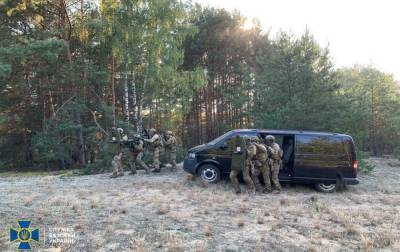 "Диверсия" на АЭС: бойцы СБУ провели учения возле границы с Беларусью