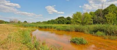 На Луганщине затопленные в ОРЛО шахты уничтожают реку и экологию (фото)