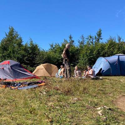 Медведь напугал туристов в горах Сочи, изорвав четыре палатки