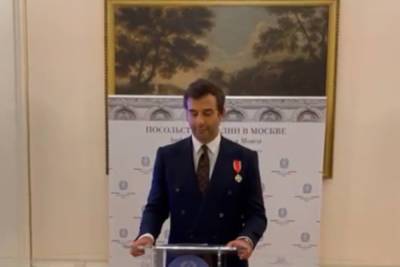 Иван Ургант удостоен государственной награды Италии