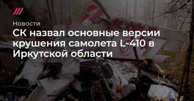 СК назвал основные версии крушения самолета L-410 в Иркутской области