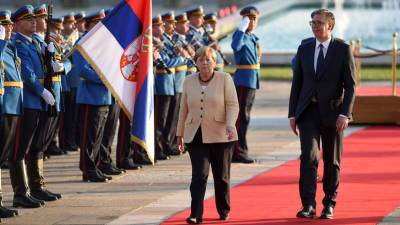 Ангела Меркель - Меркель заявила о долгом пути Сербии в ЕС - russian.rt.com - Украина - Германия - Сербия - Латвия