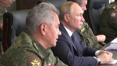 Владимир Путин в Нижегородской области наблюдал за ходом основного этапа российско-белорусских учений «Запад-2021»