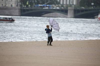 Всего +11 с порывистым ветром и дождем обещают в Петербурге во вторник