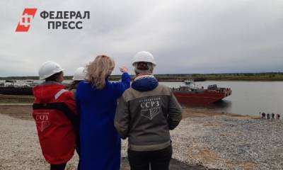 Под Тобольском спустили на воду самое крупное судно в Западной Сибири