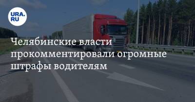 Челябинские власти прокомментировали огромные штрафы водителям