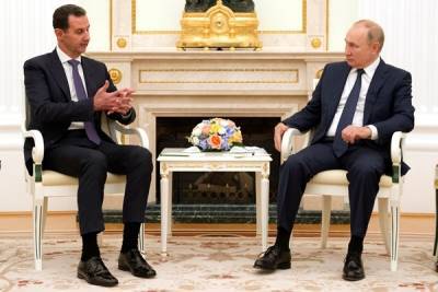 Владимир Путин встретился в Москве с Башаром Асадом