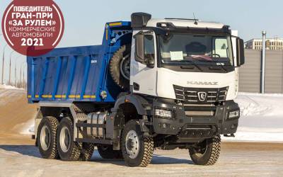 КАМАЗ-6595 — лучший среди строительных грузовиков