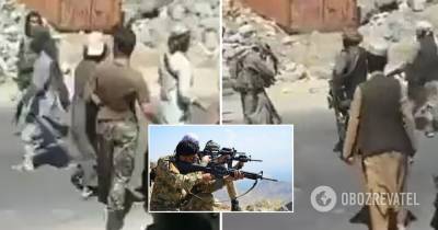Талибы проводят массовые расправы в захваченном Панджшере: момент казни афганца попал на видео. 18+