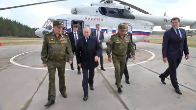 Путин прибыл в Нижегородскую область на учения "Запад-2021"