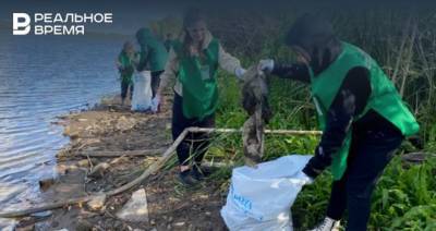 За прошедшие выходные жители Татарстана убрали с береговых линии более 1700 куб. м. мусора