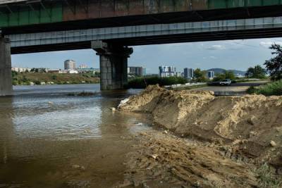 Уровень реки Селенга в пределах Улан-Удэ снижается