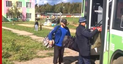Мигрантов вывезли за 10 км от села в Подмосковье после убийства пенсионерки