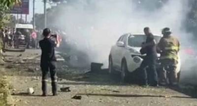 Взрыв в Днепропетровске — автомобиль разнесло на куски, погибли двое