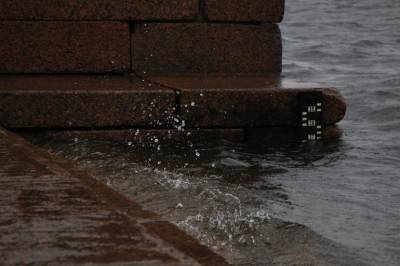 В Петербурге уровень воды в Неве пошел на убыль