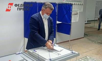 Председатель заксобрания Андрей Шимкив отдал свой голос на выборах в Госдуму