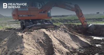 В Татарстане обнаружили незаконную добычу песка