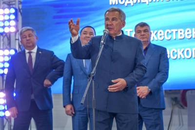 Президент РТ запустил в Зеленодольске крупный логистический центр