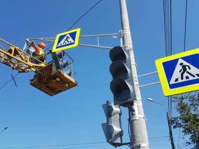 Новые светофоры появились на 9 улицах Нижнего Новгорода