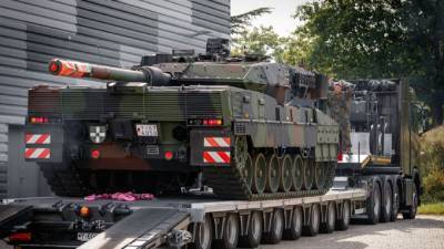 Немецкая армия начала получать танки «Леопард 2А7V»