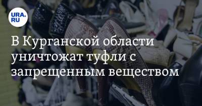 В Курганской области уничтожат туфли с запрещенным веществом