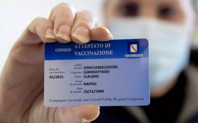 В Италии вводятся обязательные ковид-паспорта