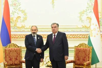Армения и Таджикистан условились расширить сотрудничество по всем направлениям