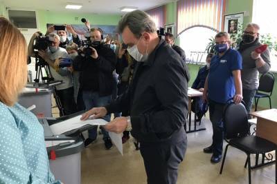 В Пензе на второй день выборов проголосовал Валерий Лидин