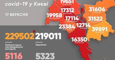 COVID-19 в Киеве: за сутки обнаружили 426 больных