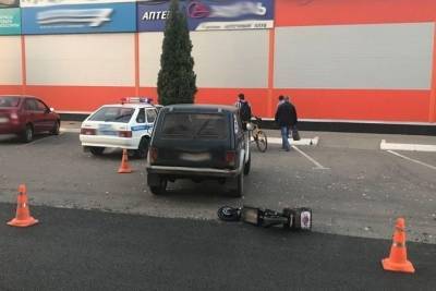 ДТП в Мичуринске: пострадал водитель электросамоката