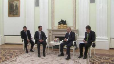 Владимир Путин принял в Кремле президента Сирии Башара Асада