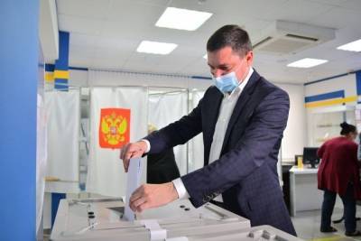 Глава Краснодара Евгений Первышов принял участие в выборах