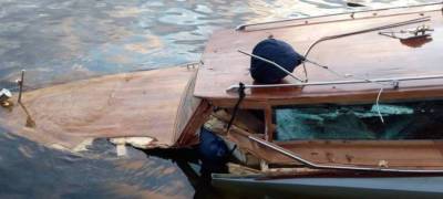 В Санкт-Петербурге прогулочный катер врезался в опору моста и затонул – пострадавшие госпитализированы